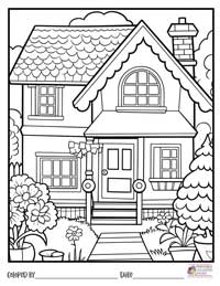 House Coloring Pages 20 - Colored By