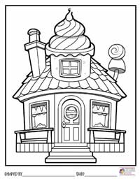 House Coloring Pages 7 - Colored By