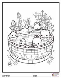 Kawaii Coloring Pages 11 - Colored By