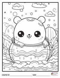 Kawaii Coloring Pages 13 - Colored By