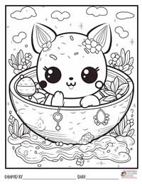 Kawaii Coloring Pages 15 - Colored By