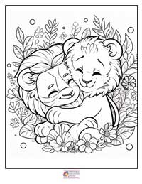Lion Coloring Pages 13B