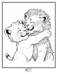 Lion Coloring Pages 14B