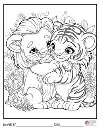 Lion Coloring Pages 15 - Colored By