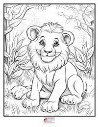 Lion Coloring Pages 19B