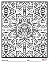 Mandala Coloring Pages 8 - Colored By