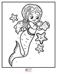 Mermaid Coloring Pages 11B