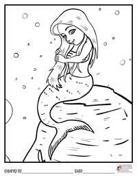 Mermaid Coloring Pages 14 - Colored By