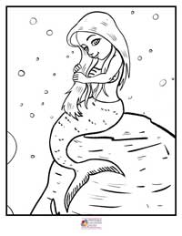 Mermaid Coloring Pages 14B