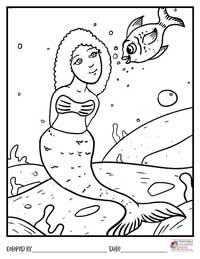 Mermaid Coloring Pages 20 - Colored By