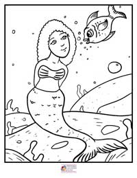 Mermaid Coloring Pages 10B