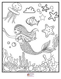 Mermaid Coloring Pages 8B