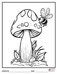 Mushrooms Coloring Pages 10 - Colored By