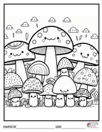 Mushrooms Coloring Pages 12 - Colored By