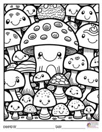 Mushrooms Coloring Pages 14 - Colored By
