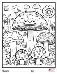 Mushrooms Coloring Pages 15 - Colored By