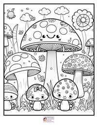 Mushrooms Coloring Pages 15B