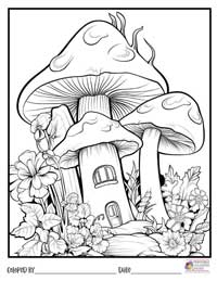 Mushrooms Coloring Pages 17 - Colored By