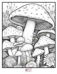 Mushrooms Coloring Pages 10B