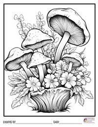 Mushrooms Coloring Pages 5 - Colored By