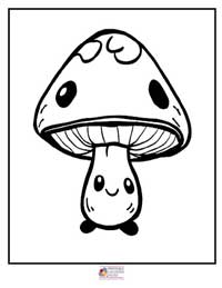 Mushrooms Coloring Pages 8B