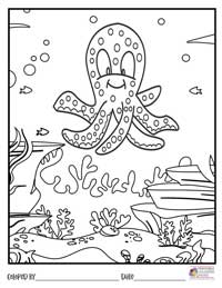 Ocean Coloring Pages 1 - Colored By