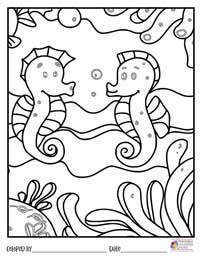 Ocean Coloring Pages 6 - Colored By