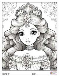 Princess Coloring Pages 12 - Colored By