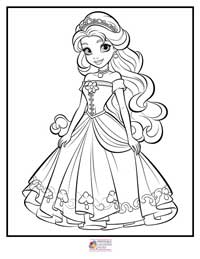 Princess Coloring Pages 14B