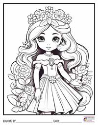 Princess Coloring Pages 2 - Colored By