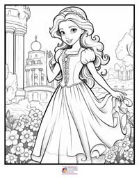 Princess Coloring Pages 5B