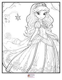 Princess Coloring Pages 6B