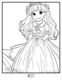 Princess Coloring Pages 7B