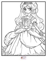 Princess Coloring Pages 8B