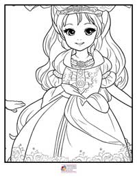 Princess Coloring Pages 9B