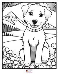 Puppy Coloring Pages 15B