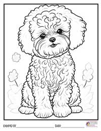 Puppy Coloring Pages 17 - Colored By