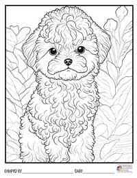 Puppy Coloring Pages 2 - Colored By