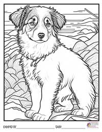 Puppy Coloring Pages 20 - Colored By