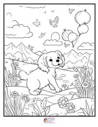Puppy Coloring Pages 7B