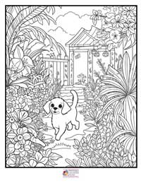 Puppy Coloring Pages 9B