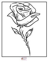 Rose Coloring Pages 14B