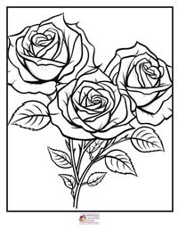 Rose Coloring Pages 1B