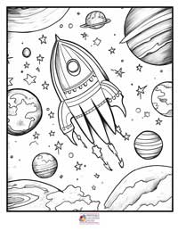 Space Coloring Pages 10B