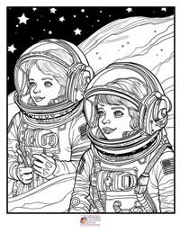 Space Coloring Pages 14B