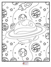 Space Coloring Pages 17B