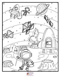 Space Coloring Pages 18B