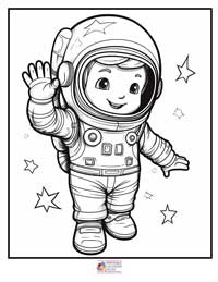 Space Coloring Pages 4B