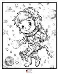 Space Coloring Pages 6B