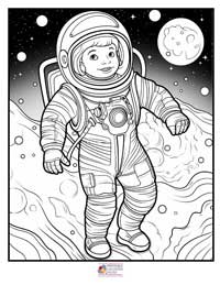 Space Coloring Pages 8B